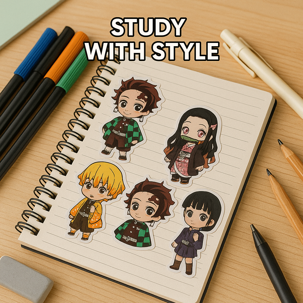 ✨ Demon Slayer™ Collector Sticker Pack – 60pcs