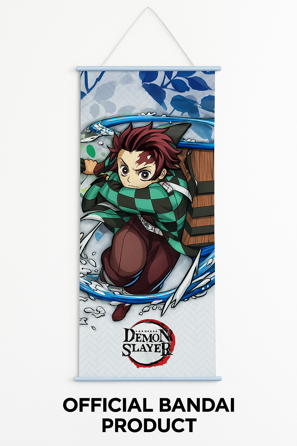 Demon Slayer™ Premium Wall Scroll – Tanjiro & Nezuko (25x70cm)