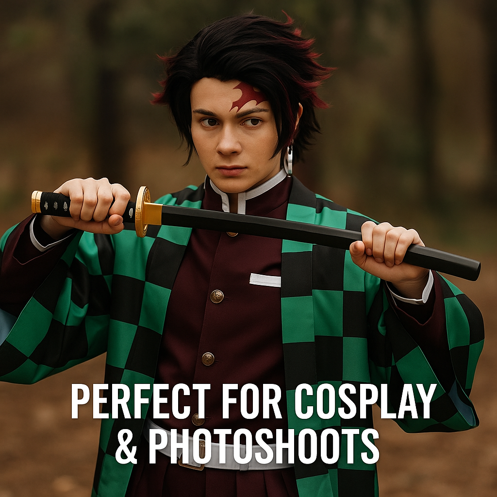 ✨ Demon Slayer™ Real-Size Replica Katana (104cm)