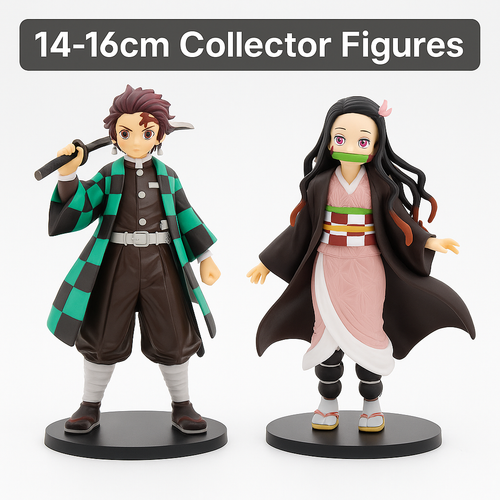 Anime Demon Slayer Kimetsu no Yaiba figure Kamado Tanjirou Action Figure Agatsuma Zenitsu Nezuko Warrior PVC Model Toys
