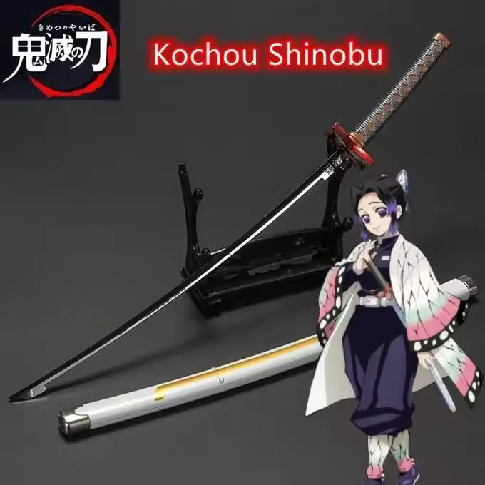 ✨ Demon Slayer™ Mini Metal Nichirin Sword – Tanjiro Kamado (25cm)