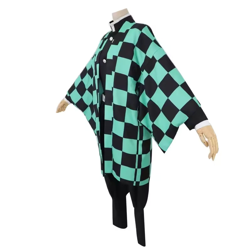 ✨ Demon Slayer™ Tanjiro Kamado Cosplay Costume Set (with Wig)