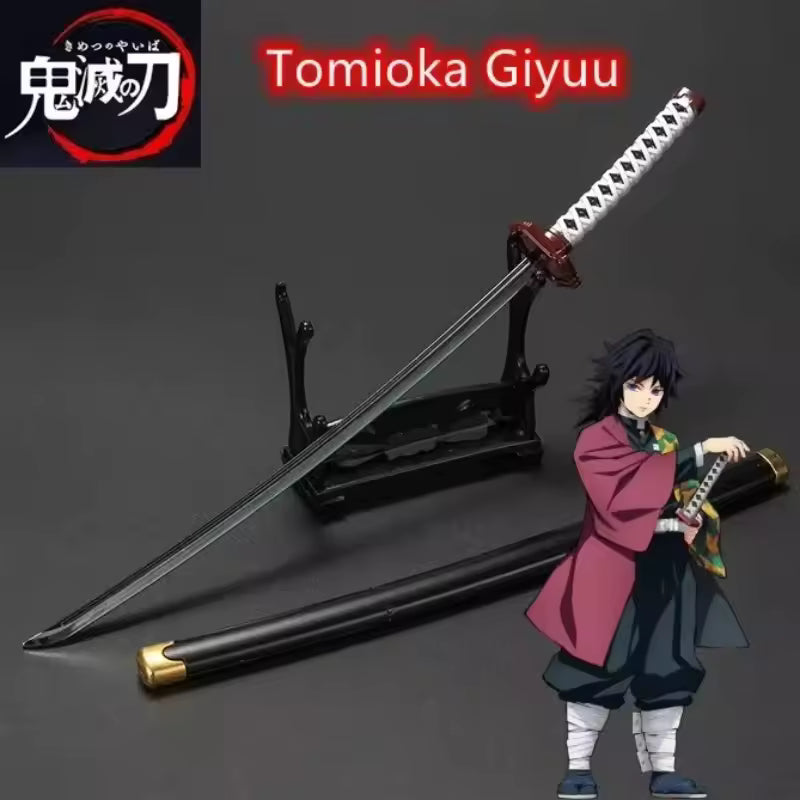 ✨ Demon Slayer™ Mini Metal Nichirin Sword – Tanjiro Kamado (25cm)
